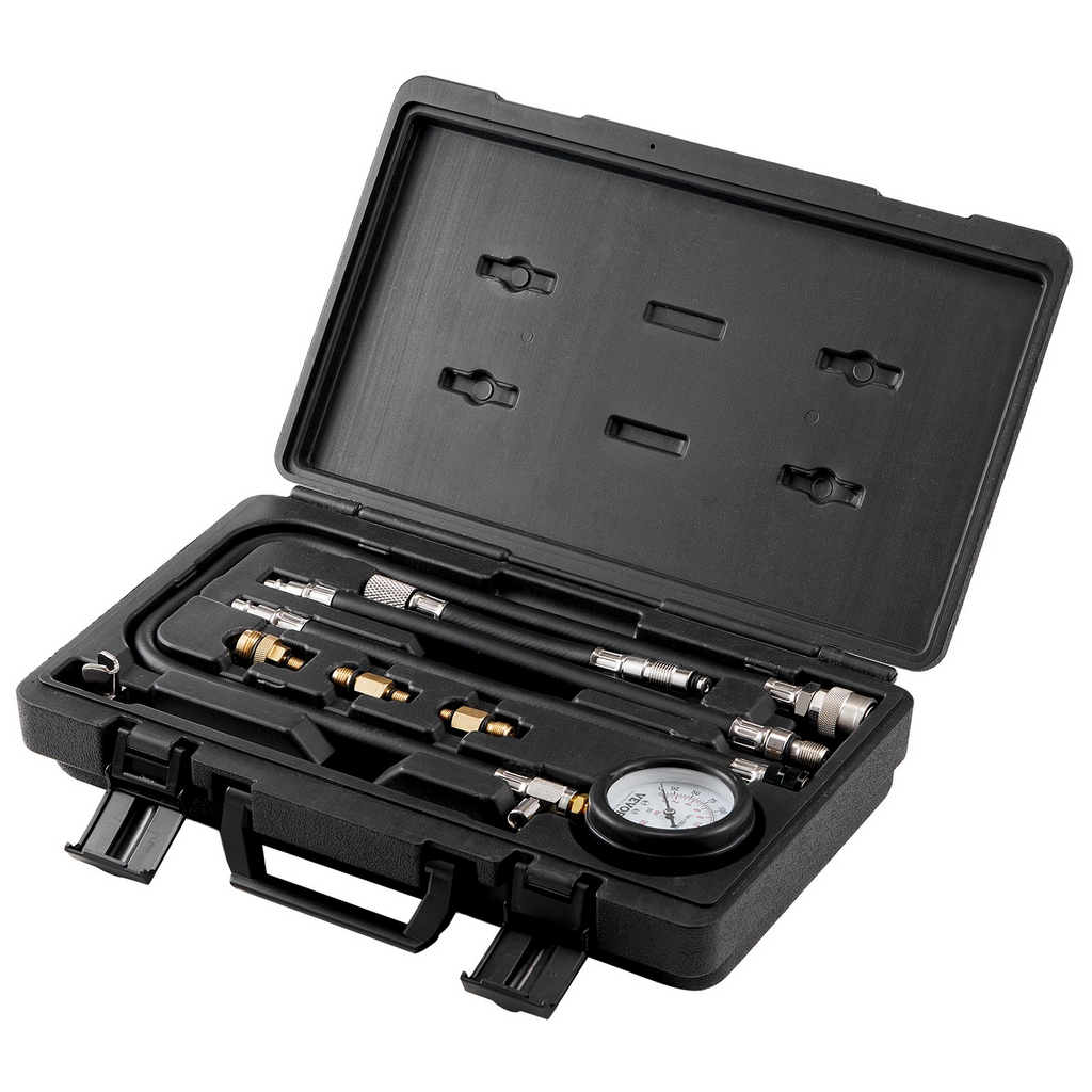 Kit adaptador de comprobador de compresión VEVOR 9 piezas preciso de 0 a 300 psi