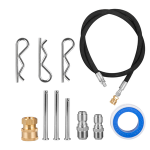 Limpiador de superficies planas de 18 pulgadas para hidrolavadora Presión de 4000 psi 10,5 GPM y 3 boquillas para patio