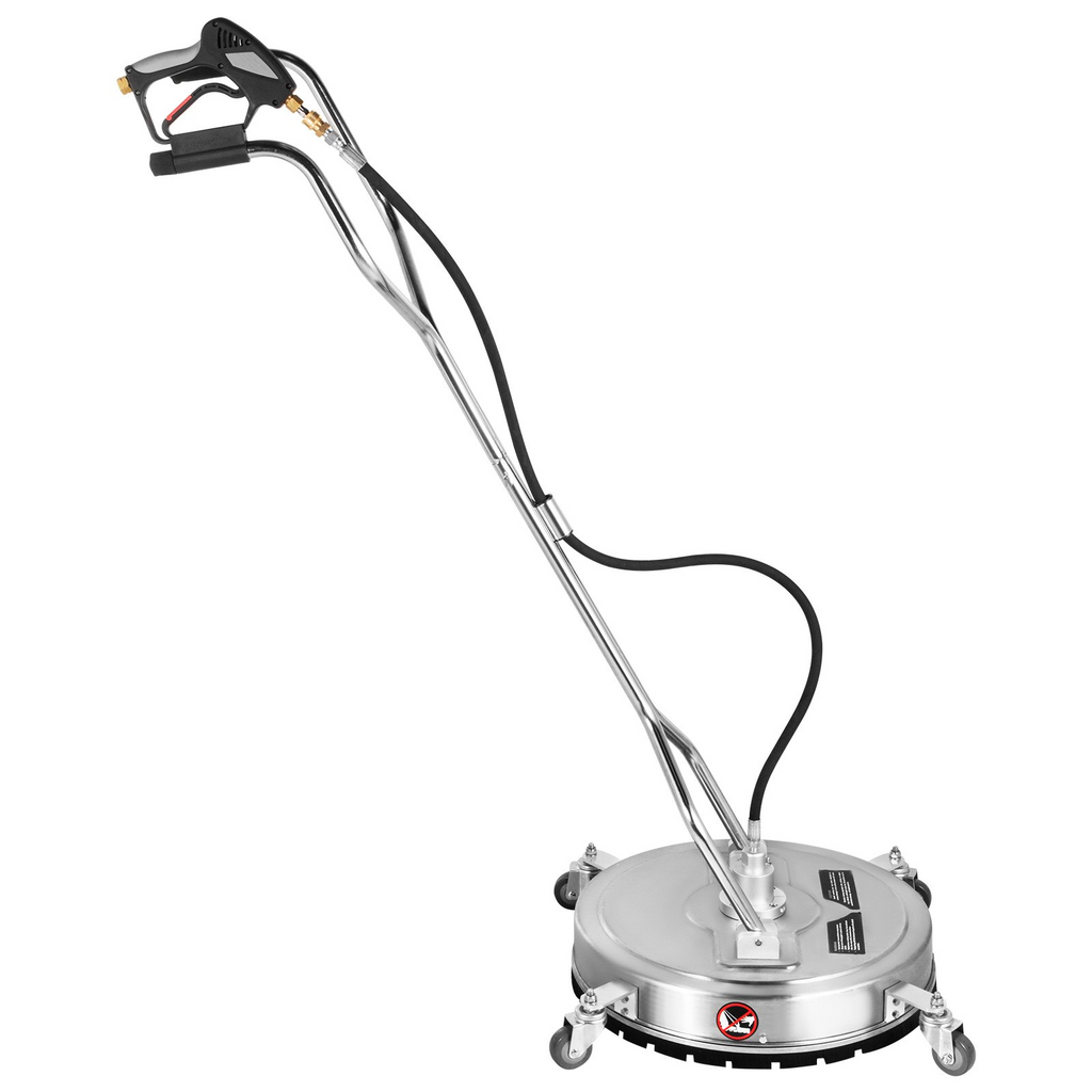 Limpiador de superficies planas de 18 pulgadas para hidrolavadora Presión de 4000 psi 10,5 GPM y 3 boquillas para patio