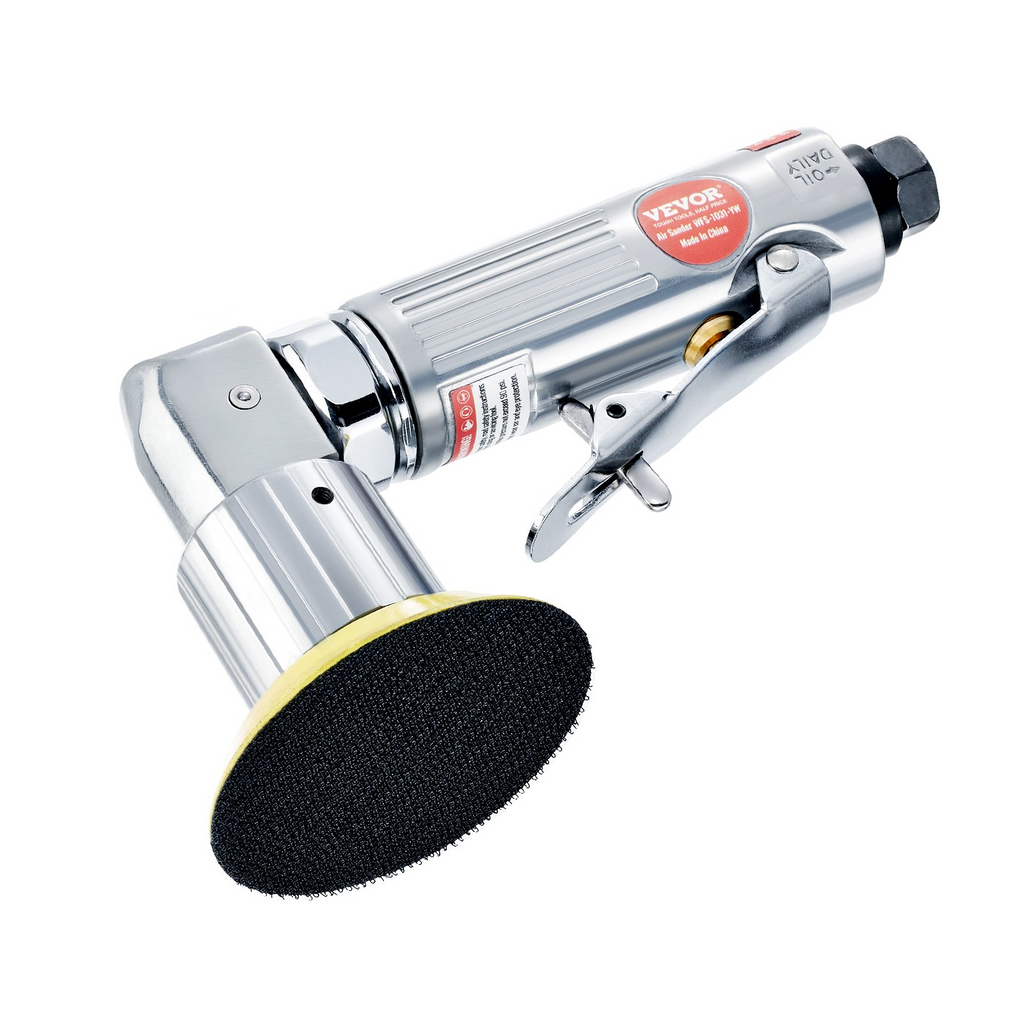 Lijadora neumática orbital VEVOR de 1/2/3 pulgadas 15000 RPM con kit de 58 piezas para carrocería
