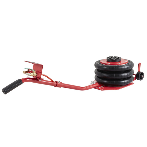 Gato neumático VEVOR de 3 toneladas/6600 libras con triple bolsa elevación de hasta 17,7 pulgadas/450 mm