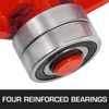 VEVOR 3T Prylever Bar 6600 Lbs Capacidad Barra de palanca de acero de alta resistencia con ruedas Prylever con mango de 5 pies de largo