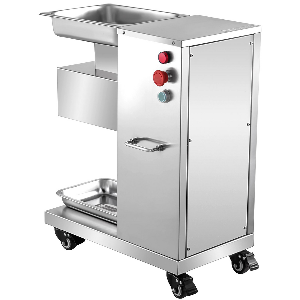VEVOR - Cortadora de carne comercial de 110 V 1100 lb/h 750 W cuchilla de 3 mm