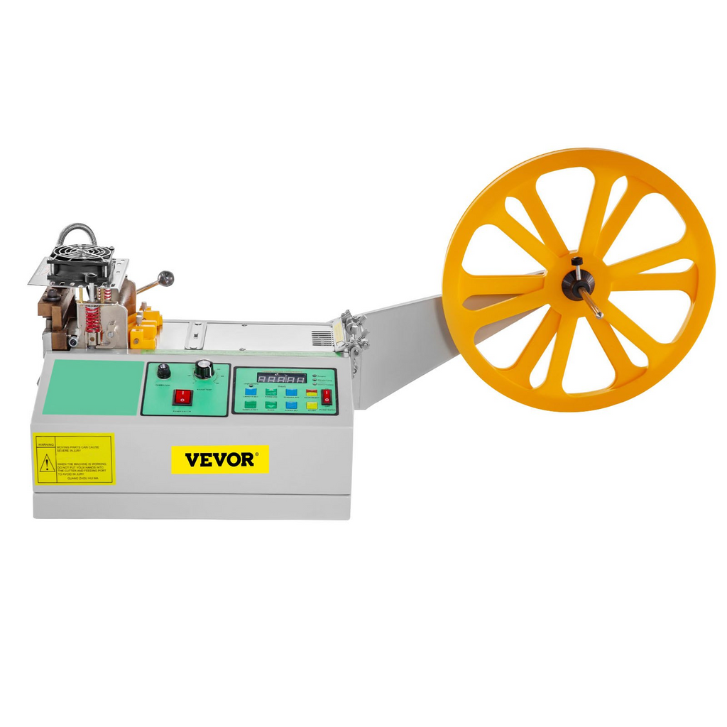 VEVOR Máquina cortadora automática de cintas en caliente y en frío 440 W 350 °C  100 mm