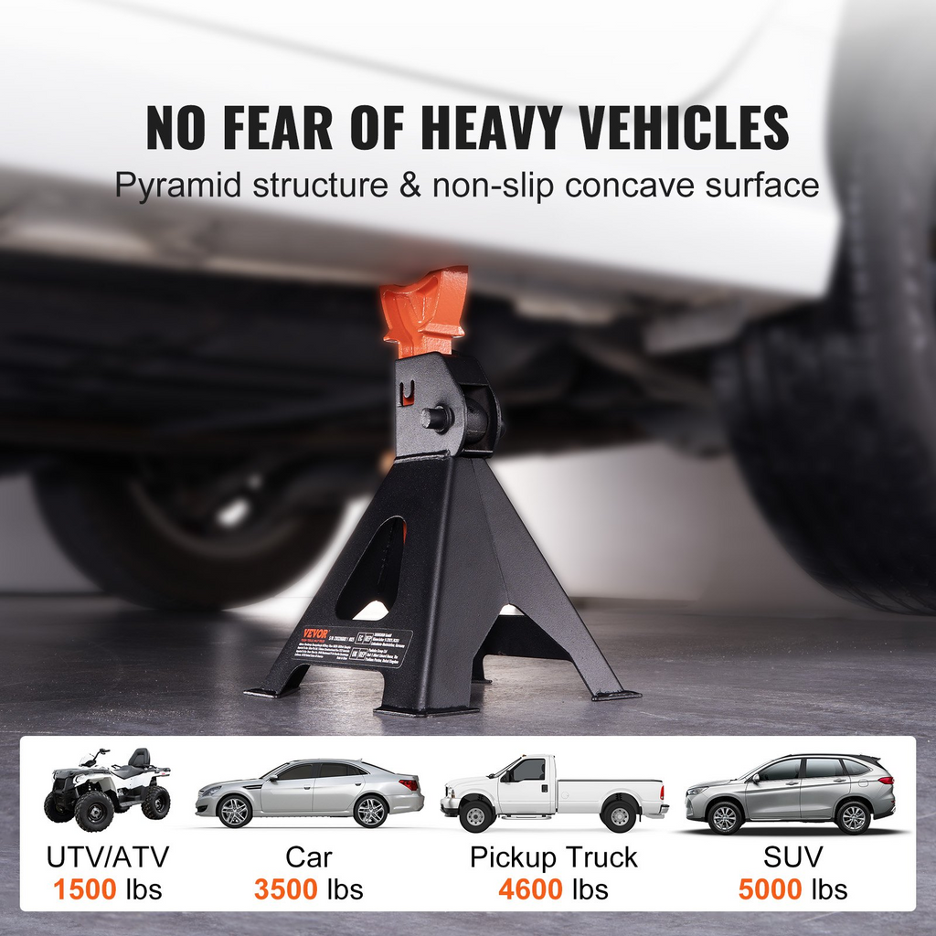 VEVOR - Soportes para gatos para coche con capacidad de 3 toneladas (6000 lb)