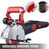 VEVOR 4800W máquina cortadora de ranuras 42 mm de ancho de corte 41 mm de profundidad de corte