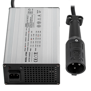 Cargador de batería para carrito de golf VEVOR de 48 V enchufe de 3 clavijas