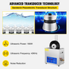 Limpiador ultrasónico VEVOR de 6 l limpiador ultrasónico de vinilo de 7 a 12 pulgadas de 8 discos 180 W