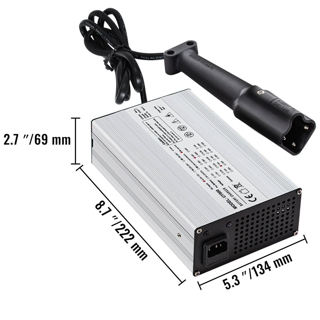 Cargador de batería para carrito de golf VEVOR de 48 voltios y 15 amperios con G29 Drive/LED