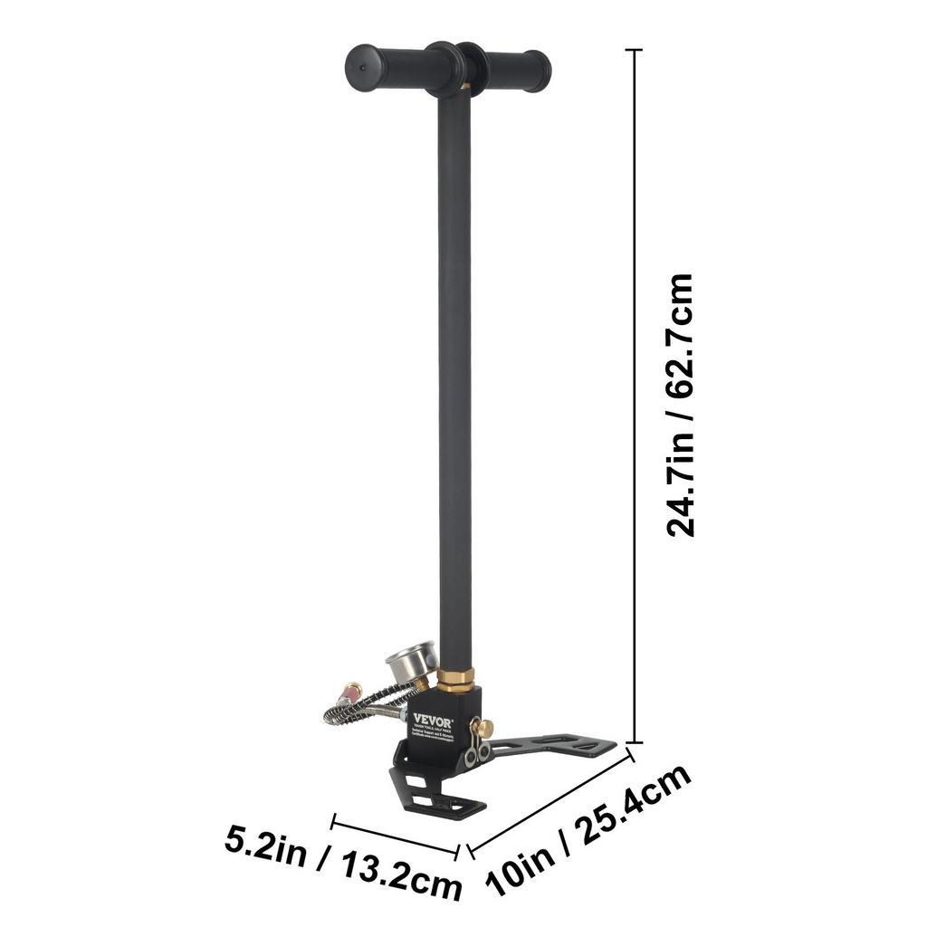 Bomba manual de alta presión VEVOR 4500 PSI (30 MPA)