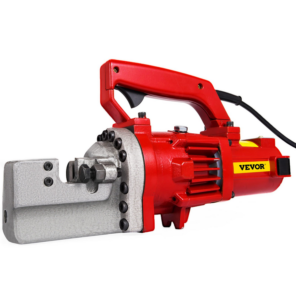 Cortadora de varillas de refuerzo hidráulica eléctrica VEVOR 1250 W portátil 110 V