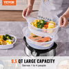 Vaporera eléctrica VEVOR 9,5 cuartos de galón/9 l de 800 W