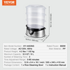 Vaporera eléctrica VEVOR 9,5 cuartos de galón/9 l de 800 W
