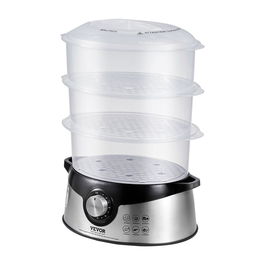 Vaporera eléctrica VEVOR 9,5 cuartos de galón/9 l de 800 W