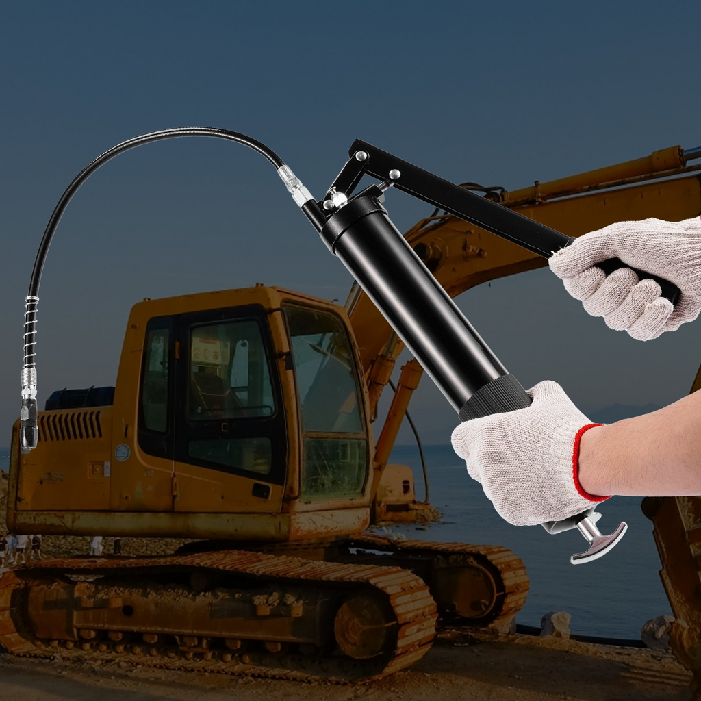Pistola engrasadora VEVOR presión de trabajo máxima de 10 000 PSI capacidad de 20 oz/600 CC