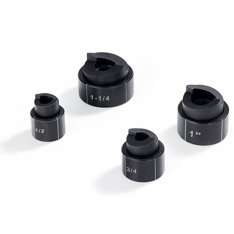 Kit de punzón hidráulico VEVOR para perforar agujeros con 4 matrices de 1/2