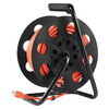 VEVOR - Carrete de cable de extensión de 100 pies con 4 tomas de corriente y cubierta antipolvo
