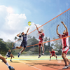 Red de voleibol de 4 vías VEVOR altura ajustable