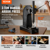 Prensa de husillo VEVOR manual de 3 toneladas altura máxima de 12,2"