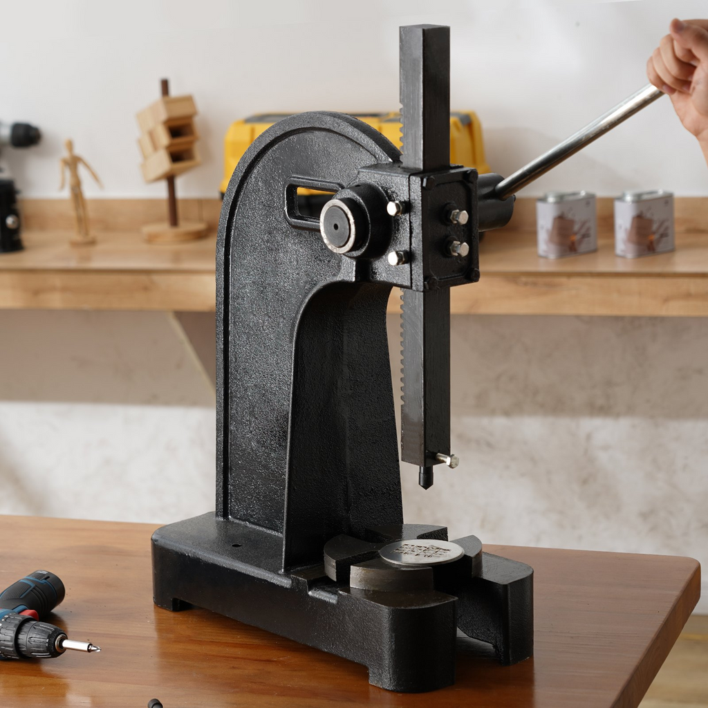 Prensa de husillo VEVOR manual de 3 toneladas altura máxima de 12,2"