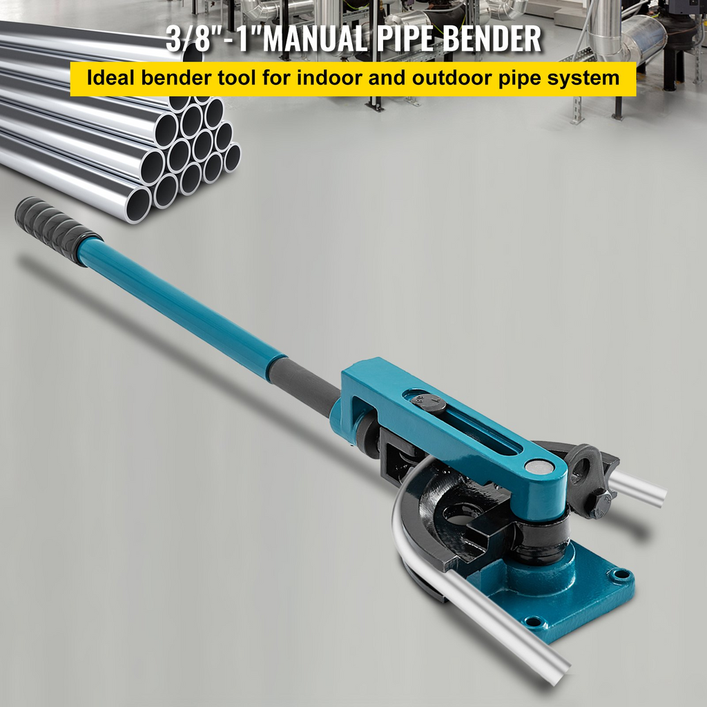 Dobladora de tubos VEVOR de 3/8" a 1"
