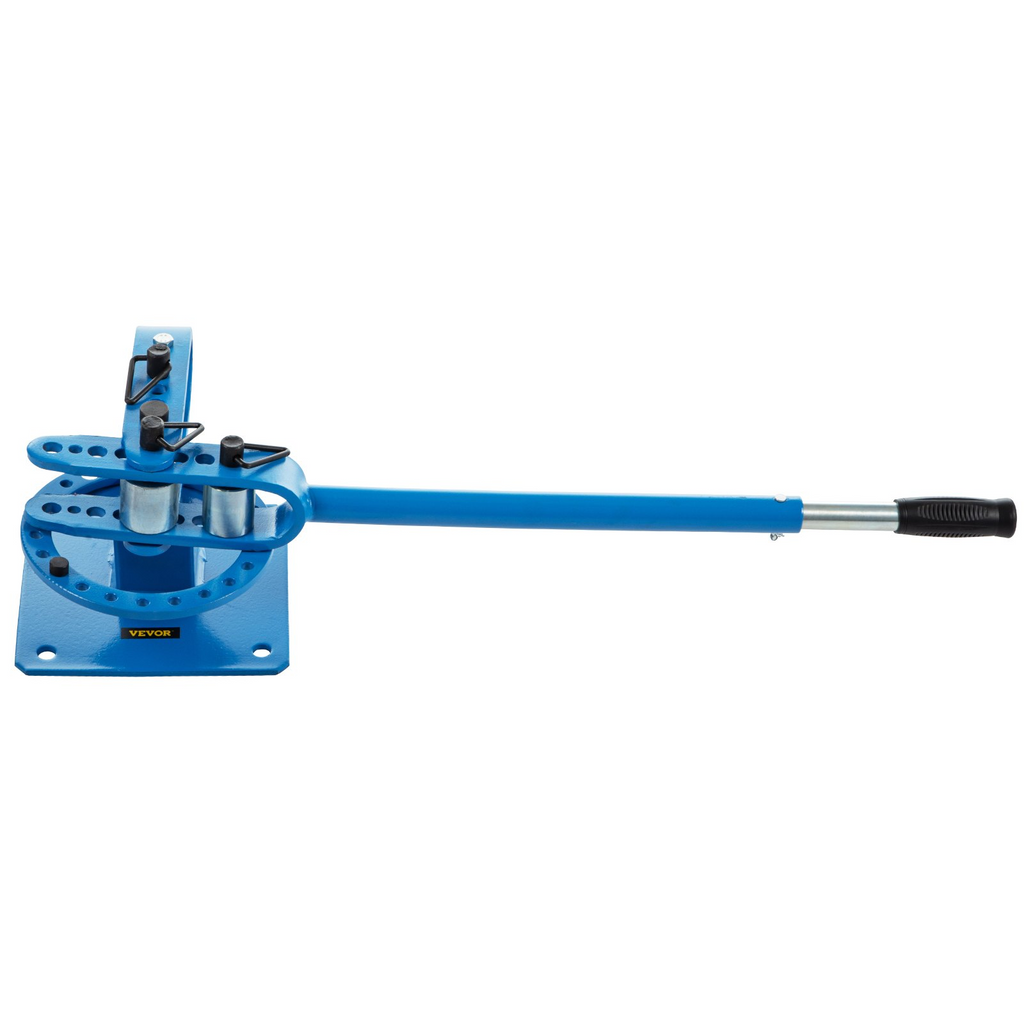 Dobladora de metal compacta VEVOR de 1" a 3" con plegadora de barras planas y 7 matrices