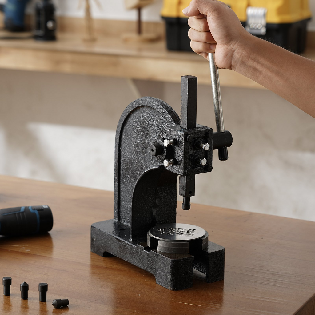 Prensa de husillo VEVOR manual de 0,5 toneladas altura máxima de 4,6"