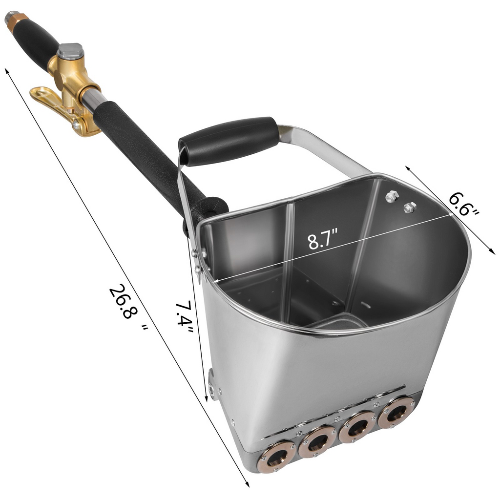 VEVOR 4 Jet 3Hp Pulverizador de estuco Pulverizador de yeso