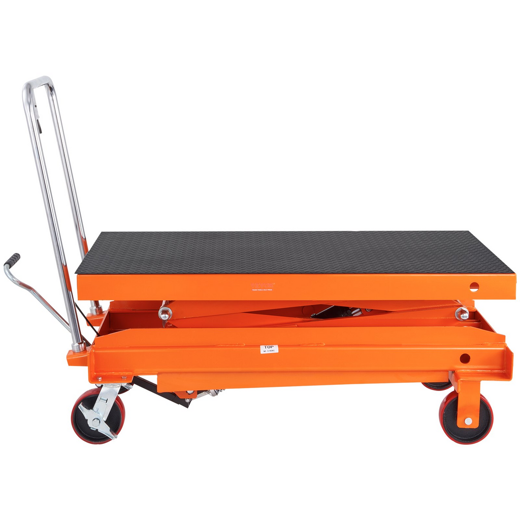 Mesa elevadora hidráulica VEVOR capacidad de 1760 lb altura de elevación de 59"