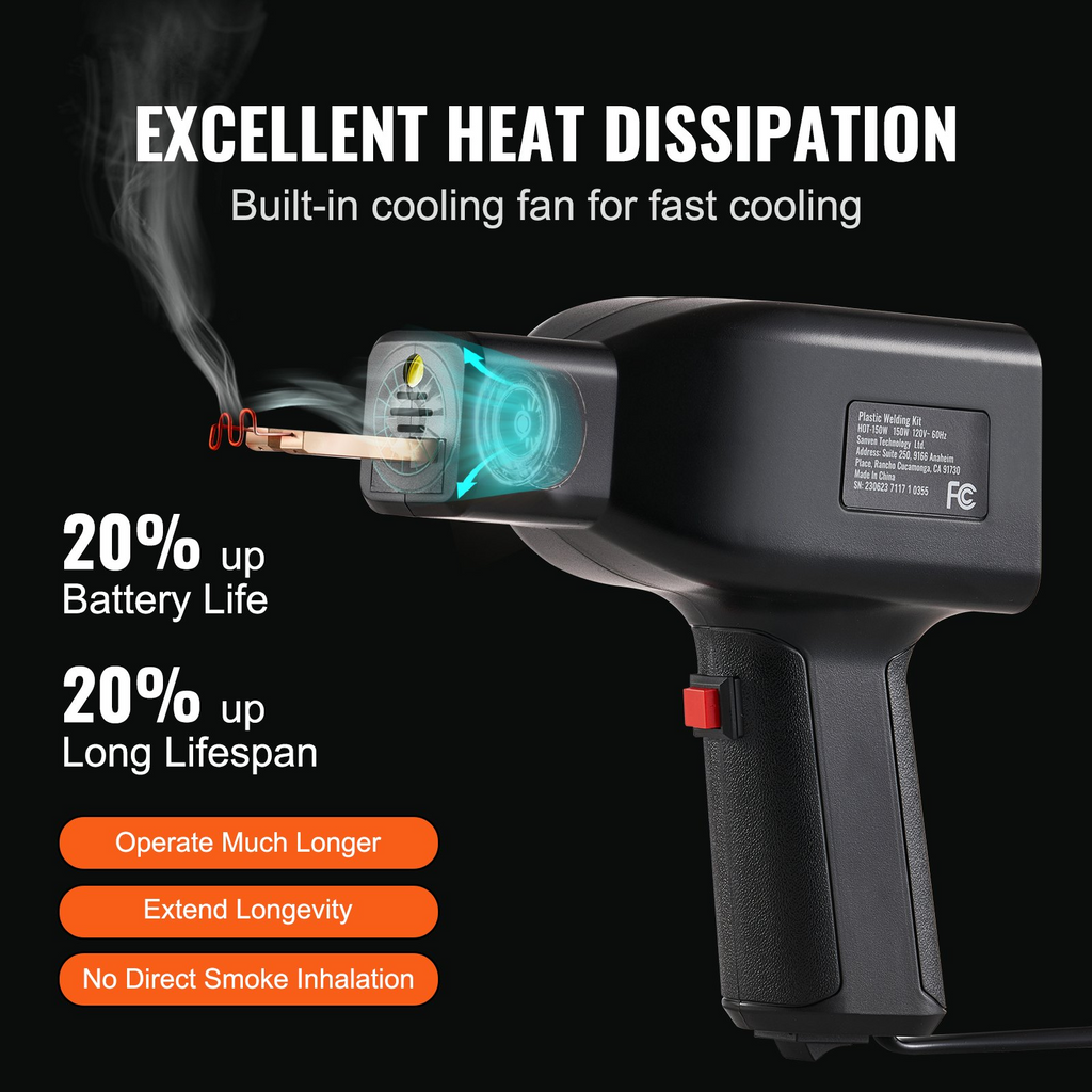 VEVOR Kit de soldadura de plástico de 70/150 W