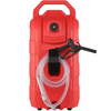 VEVOR Contenedor de combustible portátil de 16 galones, 7,8 l/min, con boquilla y ruedas de goma, tanque de almacenamiento de combustible para gasolina, diésel JH2