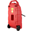 VEVOR Contenedor de combustible portátil de 16 galones, 7,8 l/min, con boquilla y ruedas de goma, tanque de almacenamiento de combustible para gasolina, diésel JH2