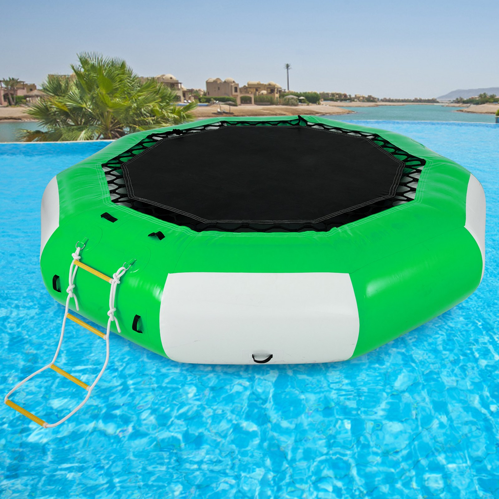 VEVOR - Trampolín inflable para agua de 13 pies