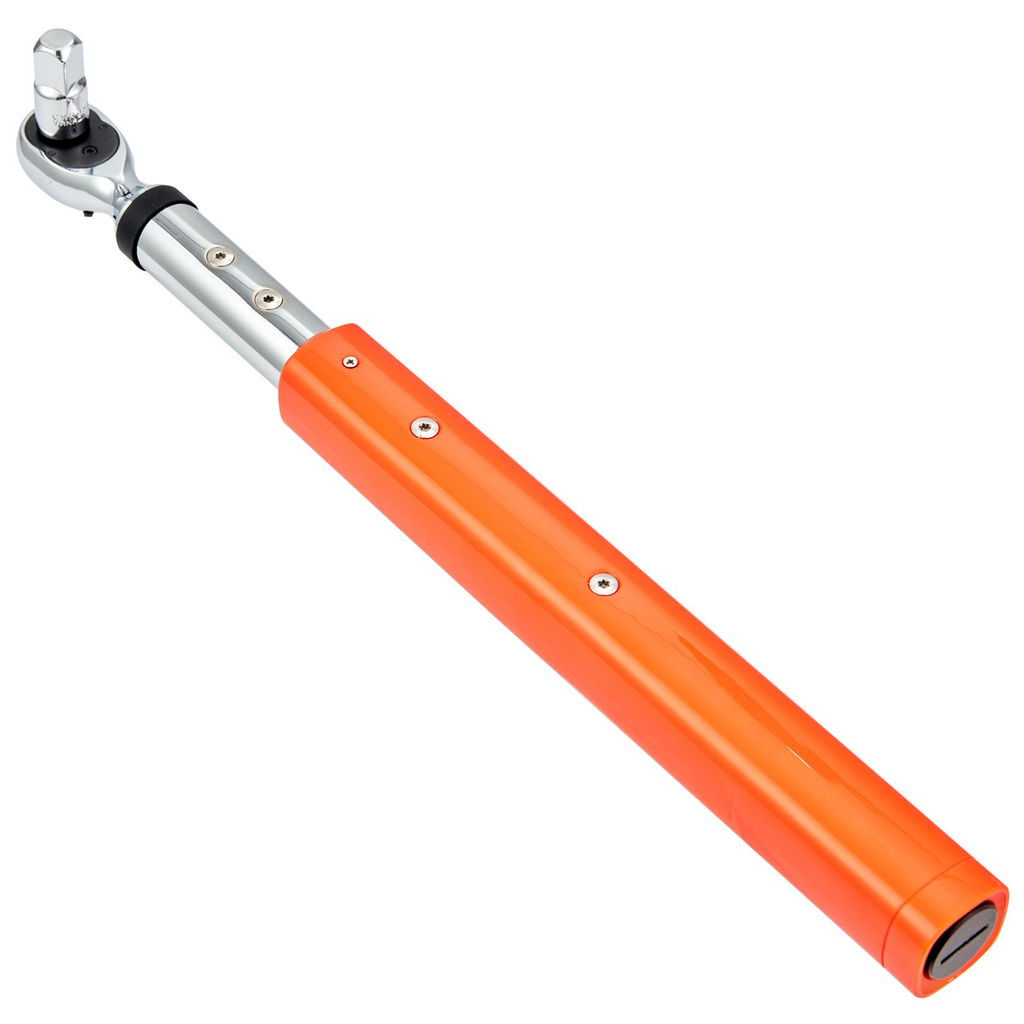 Llave dinamométrica digital VEVOR electrónica con accionamiento de 3/8" de 3,7 a 37 ft.lb/5 a 50 n.m rango de torsión con precisión de ±2 % ajustable de 3 modos con calibración de zumbador LED