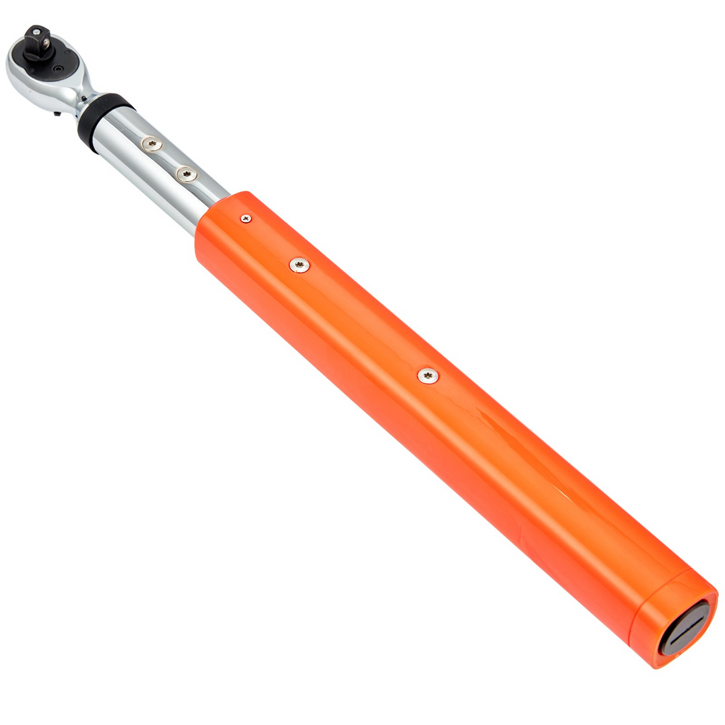Llave dinamométrica digital VEVOR electrónica con accionamiento de 3/8" de 3,7 a 37 ft.lb/5 a 50 n.m rango de torsión con precisión de ±2 % ajustable de 3 modos con calibración de zumbador LED