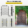 Puerta de seguridad plegable simple VEVOR 5,1' de alto x 5,9' de ancho (61 x 71 pulgadas)