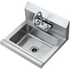 Fregadero comercial VEVOR con grifo  17 x 12,8 pulgadas