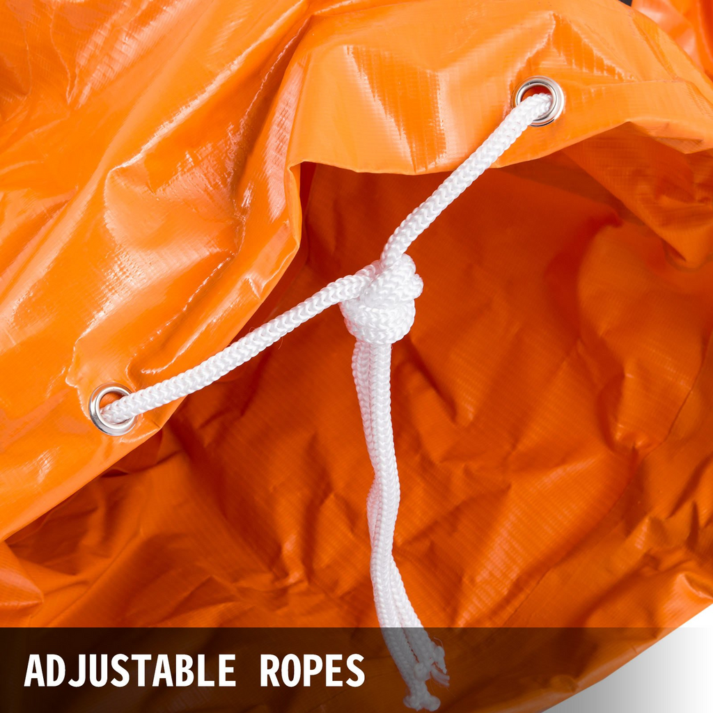 Manguera flexible de PVC de 16 pies VEVOR para ventilador de extracción de 12 pulgadas color naranja