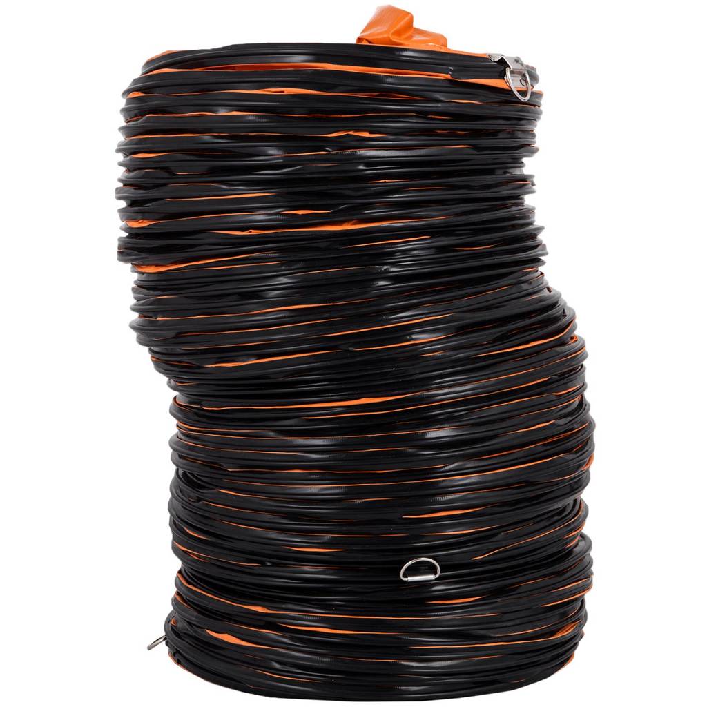 Manguera flexible de PVC de 16 pies VEVOR para ventilador de extracción de 12 pulgadas color naranja