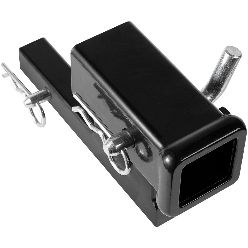 Adaptador de enganche VEVOR de receptor de 1-1/4" a 2" elevador de enganche de remolque con elevación/caída de 4" longitud de extensión de 6-1/2" capacidad de remolque de 4000 lb