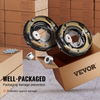 Conjunto de freno de remolque eléctrico VEVOR 12" x 2" eléctricos autoajustables de 1 par para eje de 7000 lb