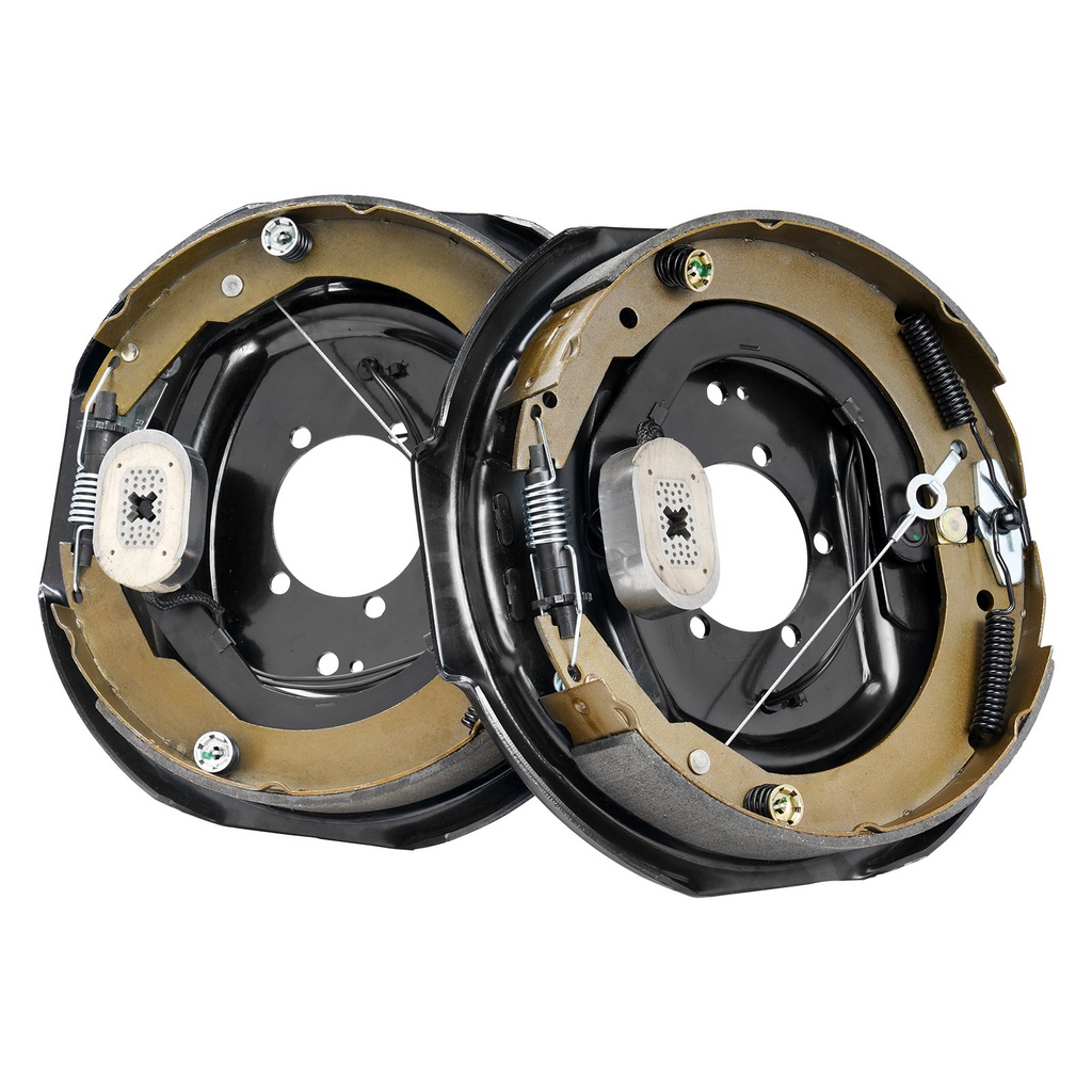 Conjunto de freno de remolque eléctrico VEVOR 12" x 2" eléctricos autoajustables de 1 par para eje de 7000 lb