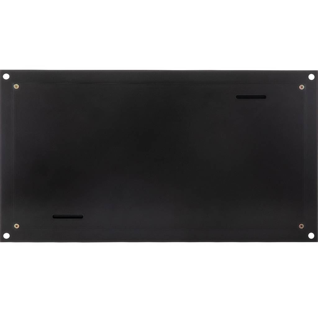 VEVOR Flood Vent, 8" Height x 16" Width x 2" Depth Foundation Flood Vent, to Reduce Foundation Damage and Flood Risk, Black, Wall Mounted, for Crawl Spaces,Garages & Full Height Enclosures