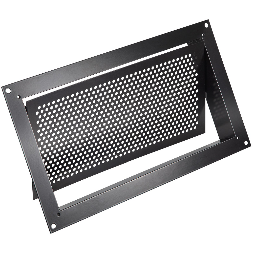 VEVOR Flood Vent, 8" Height x 16" Width x 2" Depth Foundation Flood Vent, to Reduce Foundation Damage and Flood Risk, Black, Wall Mounted, for Crawl Spaces,Garages & Full Height Enclosures