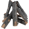 VEVOR 8 piezas de troncos de roble para chimenea de gas