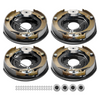 Conjunto de freno de remolque eléctrico VEVOR 12" x 2" autoajustables de 2 pares para eje de 7000 lb