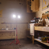 Luz de trabajo LED VEVOR con soporte luz de trabajo LED de doble cabezal de 5000 lúmenes con soporte de trípode ajustable y plegable de 27,6" a 68,1"