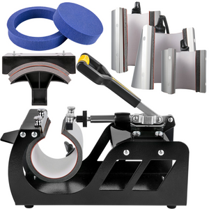 Máquina de prensado en caliente VEVOR  8 en 1 de 12 x 15 pulgadas con rotación de 360 °