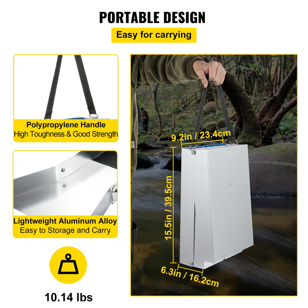 Caja de compuerta de aleación de aluminio plegable VEVOR compactas de 50"