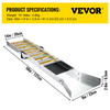 Caja de compuerta de aleación de aluminio plegable VEVOR compactas de 50"